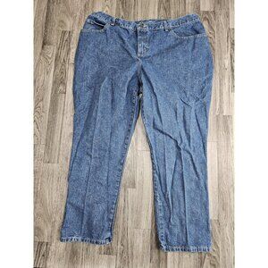 (3/$35) Lee Jeans Pants Womens 20W Petite Relaxed Fit Straight Leg Denim Casual